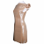 Nassos cowl neck gold metallic dress 