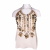 Pinko halter neck boho coin beaded top