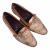 Tod's python leather loafers