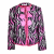 Luciano Pavarotti animal print flower embellished blazer