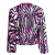 Luciano Pavarotti animal print flower embellished blazer