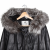 Luciapelle nappa leather fox fur trimmed jacket