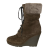 Pons Quintana platform eco fur lined ankle boots