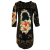 Vitsio neoprene floral print dress