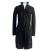 Esthis zip front trench coat dress