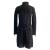 Esthis zip front trench coat dress