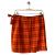 22 Octobre de Strelli plaid wrap skirt 