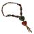 Unsigned wood bead necklace