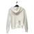 Lak cut out cotton hoodie