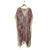 Lynne tassel-trimmed sheer kaftan