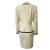 Vittorio Italia mandarin collar double breasted dress suit