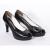 Fratelli Rossetti patent leather peep toe pumps