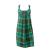 Marella plaid empire style strap dress