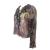 Marella silk paisley print ruffled neck blouse