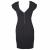 Zara tailored mini V neck dress