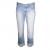 Massimo Dutti denim regular fit low rise pants