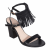 Penny Black double strap fringe sandals 