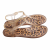 Haralas Mare transparent animal print flat sandals