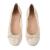 Twin-Set lace and suede ballerina flats