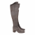 L' Autre Chose suede over the knee boots