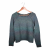 Supertrash mohair blend sweater with back zip