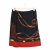 Ralph Lauren equestrian print wrap skirt