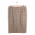 Lucia checked knee-high skirt