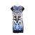 Tassos Mitropoulos peacock print dress