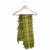 Unsigned dual color scarf with fringes